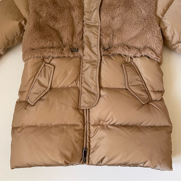 Il Gufo Girls’ Tan Down Padded Puffer Coat - 4Y - Picture 9 of 16